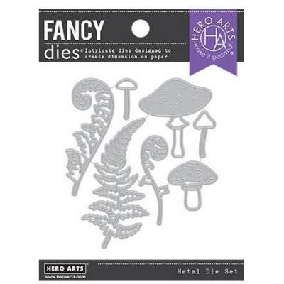 Hero Arts Fancy Cut Dies - Mushroom & Ferns